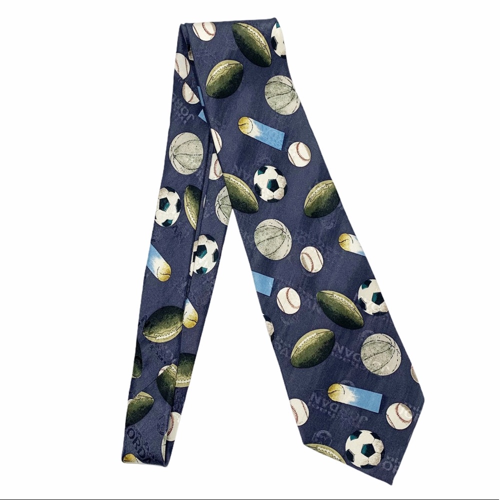🎄3/$15 Michael Jordan Sports Equipment 100% Silk Tie